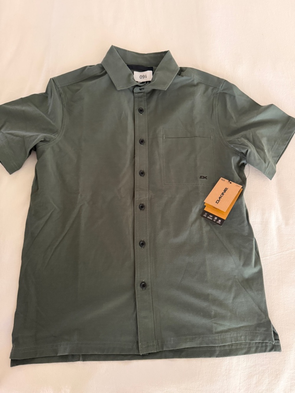 Dakine Men's Short-Sleeve Button-Down Shirt — Olive